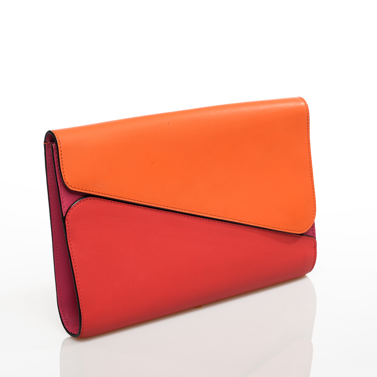 Christian Dior - Multicolor Leather Geometric Clutch